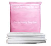 Self Tan Sleep Sack Set - Disposable Tanning Sheet Protector for Bed - Breathable, Hygienic Self Tan Sleeping Sack - Protects Sheets from Tanning Lotion Stains - Bed Protector (WHITE, Pack 4)