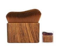 Self Tanner Brush,Large Self Tanning for Self Tan,Kabuki for Body,Body Makeup Brush for Flawless Leg Makeup,Bronzer Shimmer Glow Blend Brush,Sunless Tanner Makeup Body Brushes Vegan with case(brown)