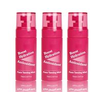Self Tanner Face Tanning Mist - Antioxidant Sunless Tanning Spray for Face & Neck, Quick-Dry Streak-Free Formula, Vegan Cruelty-Free Tan Water for Natural Looking Sun-Kissed Glow (3pc)