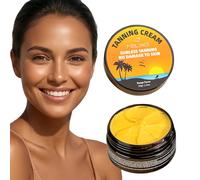 Self Tanner Lotion Sunless Tanning Cream Mango Scent Hydrating with Coconut Oil Shea Butter Streak-Free & Even Tan Natural Bronze Water-Resistant for Face & Body 80ml/2.8 fl oz Elitzia ETLCL2