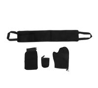 Self Tanner Mitt Applicator Soft Skin Friendly Back Tanning Applicator Efficient Exfoliating Tanning Mitts for Whole Body 4 Piece Set Super Soft Cloth Sponge Film