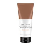 Self Tanner Tanning Lotion, Natural Organic Ingredients Sunless Browning Lotion, Gradual Tanner for Women and Men, Streak-Free Fake Tan, Fair to Dark (Dark skin tone(Suitable for medium to dark)