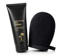 Self Tanning Body Cream and Applicator Mitt Set, Natural-Looking Self Tanner Lotion,Fast-Acting Sun-Kissed Bronze Glow, Ultra-Hydrating Aloe Vera Formula, Streak-Free No Fake Tan Smell Fake Tan Kit