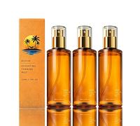 Self Tanning Body Mist, Lazy self tanning mist, Quick Dry Natural Bronzer Spray for Body, Streak-Free Fast-Acting Sunless Tanner, Hydrating Lightweight Formula with Gradual Buildable Colour (*3)