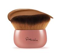 Self Tanning Brush for Face Body - Start Makers Body Makeup Brush for Tan, Fake Tan Applicator & Sunscreen Brush - Kabuki Foundation Tool for Legs Arms - Ultra Soft Synthetic Bristles, Vintage Red
