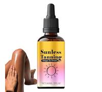 Self-tanning concentrate, for a naturally tanned complexion, for an even and long-lasting tan, tanning drops to drink for body and face