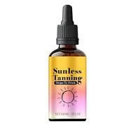 Self-tanning concentrate liquid, 60 ml, natural self-bronzing tanner enhancer, sunless tanning drops, natural increase of