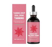 Self-tanning drops for the face, intensifies tanning, quick natural tanning enhancer with moisturiser for face and body care for men and women
