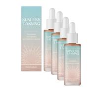 Self Tanning Drops,Sunless Body Tanning Serum with Mint Leaf Extract,Gradual Tan without The Sun Damage,Moisturizing and Hydrating Formula for Woman and Man 60ml (4Pcs)