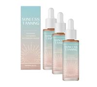 Self Tanning Drops,Sunless Tanning Serum with Mint Leaf Extract,Gradual Tan without The Sun Damage,Moisturizing and Hydrating Formula for All Skin Type (3Pcs)