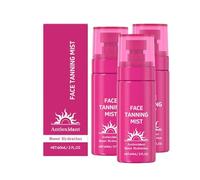 Self Tanning Face Mist,Gradual Facial Self Tanning Spray with Coconut Extract,No-Greasy Micromist Design,Streak Free Fake Tan,No Bad Smell, 60ml (3pcs)
