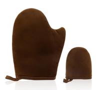 Self-Tanning Glove - Premium Tanning Glove for Even Tan, 1 Pair Brown, Softer, Washable & Reusable Applicator, Perfect for Solarium, Holiday & Daily Care Routine