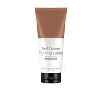 Self-tanning lotion natural organic ingredients. Moisturising self-tanning lotion with coconut for a natural tan from light to medium or medium (brown, one size)