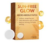 Self Tanning Microneedle Patch Strong, Sunless Streak Free Tanner, 7 Pieces Tan Device with Sturdy Build, Premium Quality Patch Accessory, Reliable Women Men Travelers Preparation Pre Wedding