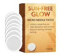 Self Tanning Microneedle Patch - Sunless Streak Free Tanner, 7 Pieces Self Tan Patches for Vacations, Glow Enhancing Color Activator with Micro-Points, Sunless Bronze Patch for Boosting Radiance