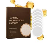 Self-Tanning Plasters, 7 Pieces Gentle, Sun-free, Long-Lasting - Self-Tanning Plasters - For All Skin Types, Back, Chest, Legs, Hands, Neck, Feet, for Home, Travel, Spa