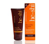 Self Tanning Tan Lotion Easy to Apply Extender He-Shi Medium to Dark 200ml