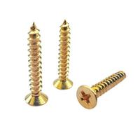 Self-Tapping Copper Screws, Copper Screws, Screws Made of Pure Copper Wood, self-Tapping Brass Screws,M3*25 * 100pcs