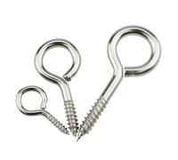 Self-tapping Hook Screw Large Heavy Duty Eye Hooks 30/20/10pcs Wood Eye Screws Large Hooking Bolt(Color 2,NO.1 30pcs)