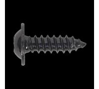 Self-Tapping Screw 4.8 x 16mm Flanged Head Black Pozi Pack of 100