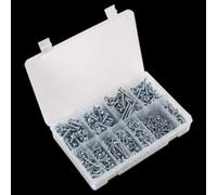 Sealey Self Tapping Screw Assortment 700PC Pan Head Pozi Zinc DIN 7981CZ