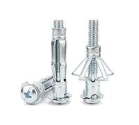 Self-tapping screws 1PCS,Self Tapping Screws, Hollow Wall Anchor Kit Plasterboard Drywall Cavity Plug Dowel for Drywall Expansion Anchors Gypsum Board Holes(M4X32mm)