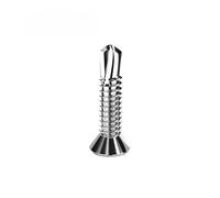Self Tapping Screws 200/20pcs M4.2 Stainless Steel Self-Tapping Screws Cross Flat Head Quick Self-Drilling Metal Screw Fixing Fastener(16MM,200pcs)