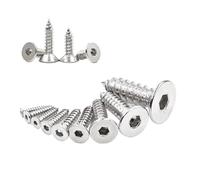Self Tapping Screws 5-50pcs M2 .5M3 M3.5M4 M5 M6 M8 Stainless Steel Flat head Hexagon Hex Socket self tapping Screw(30mm,M2.3 50PCS)