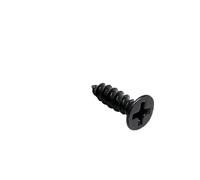 Self Tapping Screws Black Steel Small Flat Countersunk Cross Round Pan Head Self-tapping Screw(Countersunk head,14MM_M3)