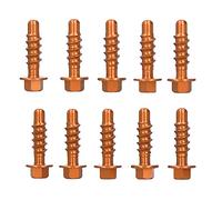 Self Tapping Screws Kit, Aluminum Alloy Self - Tapping Bolt Set, Anodized Finish for 125 150 200 EXC XC SXF EXCF XCF 1997-2020, Direct Replacement Screws with Anti - Su (B(Orange))