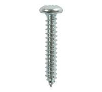 Self Tapping Screws Pozi Pan Head Self Tappers 4 6 8 10 12 14 Gauge - Zinc (Pack of 20, 50, 100, 200, 500) (20, 5.5x38 (12x1.1/2))