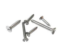 Self-Tapping Screws Slot-Countersunk (csk) 316 (A4) Stainless, For Use On Boats & Marine Applications (10, 4.2x19mm)