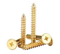 Self Tapping Screws, Wood Screws Self Tapping Flat Head Phillips Carbon Steel M2 To M5 Pack Of 20(M5x50mm)