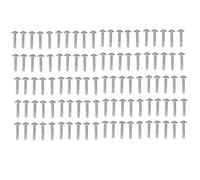 Self Tapping Stainless Steel Screws 100PCS Round Washer Head Fasteners (4.8 * 25mm 100 Pcs)