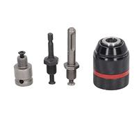 Self Tighten Drill Chuck for Hand Electric Drills, 1/2 20UNF Mount Power Tool Accessories, 2 13mm Clamping Range with 3 Connecting Rods, Industrial Grade Iron Chuck for Stable Dril