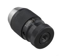 Self-Tightening Drill Chuck B10 B12 B16 B18 B22 for Taper Lathe CNC Milling Machine, Keyless Drill Chuck with High Gripping 0.5-20mm(B12)