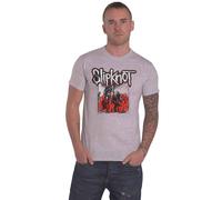 Self Titled Back Print Cotton T-Shirt Slipknot Grey L