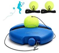 Self-Training Tennis Rebound Set: Portable Practice Tool with Base and Balls for Beginners & All Ages - Improve Strokes Solo,A