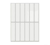 Self Wall Tiles Peel And Backsplash With Seaglass Subway Design, Waterproof Vinyl Brick Decals For Kitchen Splashback, Bathroom Renters DIY Covering(GST06)