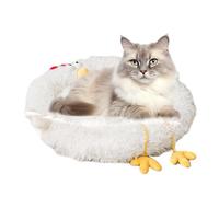 Self-Warming Cat Bed, Cat Mat Bed, Chick-Shaped Dog Warming Pad, Creative Thermal Pet Pad, Cat Warmer Mat, Cozy Cat Heating Mat, Soft Pet Bed Warmer, Indoor Cat Heating Pad, Pet Mat For Sofas,