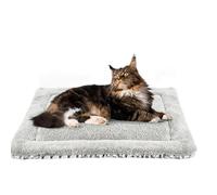 Self Warming Cats Bed, Cat Mats, Self Heating Pad with 23x18 Inches Size, Washable Blanket for Winter, Couch, Cage, Home, Carriers, Corners, Outdoor, Dorms, Apartment, Rabbits, Gray