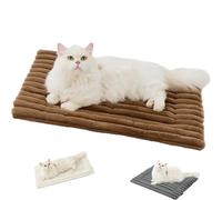 Self Warming Mat, Self Warming Pet Mat, 2026 Upgraded Non-Electric, Warm and Non-Slip, Soft Washable, for Cats and Small Dogs (BROWN,X-Large)