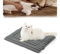 Self Warming Mat, Self Warming Pet Mat, Pet Mat Medium/Small Dogs,Machine Washable for Cats Dogs Rabbits, Built for Cozy Winters (Gray,Large)