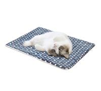 Self-Warming Pet Bed - 18x14in Thermal Cat Dog Mat, Non-Skid Indoor Cushion, Washable Fleece Pad, Soft Comfortable Sleeping Resting Spot, Home Bedding With Heating Feature For Dogs Cats
