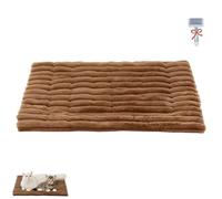 Self Warming Pet Bed, 2026 Upgraded Pet Self Warming Mat, Cordless Machine Washable Pets Selfs Warmings Mats, for All Pets (Brown,Small)