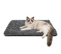 Self Warming Pet Mat 60x45x3cm - Plush Non-Slip Washable Feline Rest Pad | for Small Medium Puppies Sofa Cage Car Home Travel Comfortable Safe