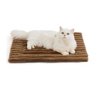 Self-Warming Pet Mat Cat Bed - Soft Washable Scratch-Resistant Self-Heating Mat Without Electricity for Small Pets Senior, Anxious Pet Warming Mats with Anti Slip Base (Up to 40lbs)