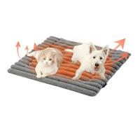 Self Warming Thermal Pet Bed Mat,24-40.94" Thermostatic Sleeping Mat for Cats and Dogs,Self Heating Cat Mat,Self-Warming Pet Crate Pad,Non-Slip&Washable Puppy Blanket,No Risk of Burns (Gray, 61*45cm)