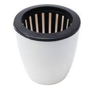 Self Watering Flower Pot Plastic with Outer Basin and Cotton Rope Designed for Soil Based Plant Cultivation (L)
