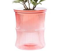 Self-Watering Flower Pot - Self-Watering Pots, Water Storage Planter, Small Potted Plant Container, Leak-proof Plant Watering Pot for Entrance, Bathroom, Bedroom, Living Room